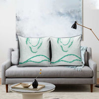 Aloha Lei Mikioi Pillow Cover Sage Green Polynesian Tribal Tatau Pattern - Polynesian Pride