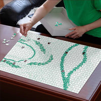 Aloha Lei Mikioi Puzzle Sage Green Polynesian Tribal Tatau Pattern LT9 - Polynesian Pride