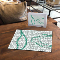 Aloha Lei Mikioi Puzzle Sage Green Polynesian Tribal Tatau Pattern LT9 - Polynesian Pride