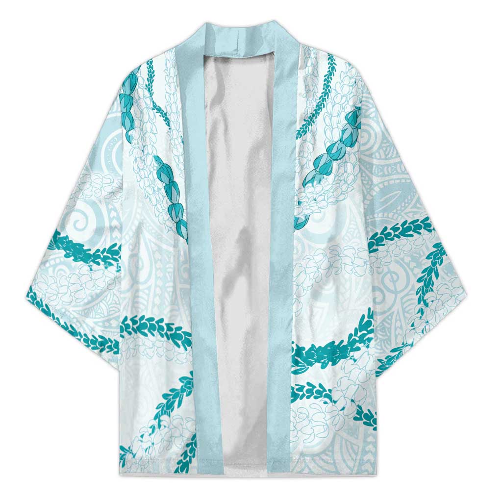 Aloha Lei Mikioi Kimono Aloha Lei Mikioi LT9 Unisex Teal - Polynesian Pride