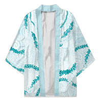 Aloha Lei Mikioi Kimono Aloha Lei Mikioi LT9 Unisex Teal - Polynesian Pride