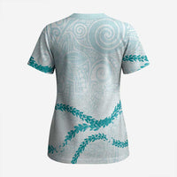 Aloha Lei Mikioi Scrub Top Aloha Lei Mikioi - Polynesian Pride