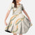 Aloha Pakalana and Puakenikeni Lei Family Matching Off The Shoulder Long Sleeve Dress and Hawaiian Shirt Beige Hawaiian Pattern