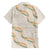 Aloha Pakalana and Puakenikeni Lei Family Matching Off The Shoulder Long Sleeve Dress and Hawaiian Shirt Beige Hawaiian Pattern