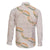 Aloha Pakalana and Puakenikeni Lei Family Matching Off The Shoulder Long Sleeve Dress and Hawaiian Shirt Beige Hawaiian Pattern