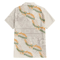 Aloha Pakalana and Puakenikeni Lei Hawaiian Shirt Beige Hawaiian Pattern LT9 - Polynesian Pride
