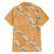 Aloha Pakalana and Puakenikeni Lei Family Matching Off The Shoulder Long Sleeve Dress and Hawaiian Shirt Gold Hawaiian Pattern