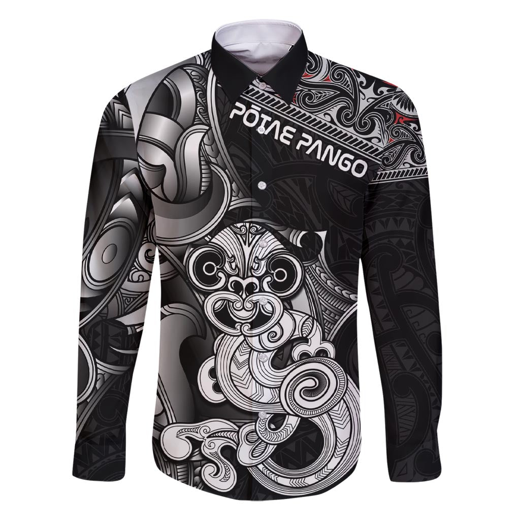 Personalised New Zealand Potae Pango Cricket Family Matching Short Sleeve Bodycon Dress and Hawaiian Shirt Special Maori Hei Tiki Tribal Tattoo