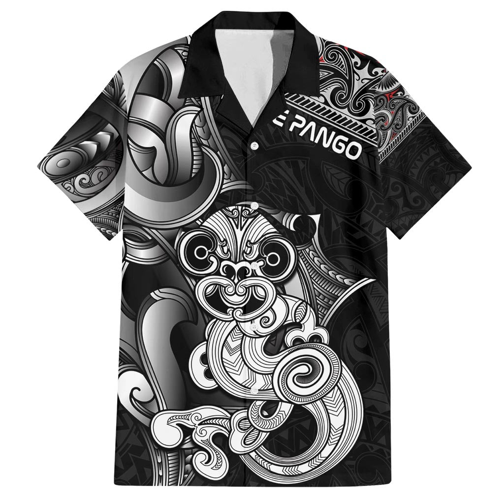 Personalised New Zealand Potae Pango Cricket Family Matching Tank Maxi Dress and Hawaiian Shirt Special Maori Hei Tiki Tribal Tattoo