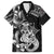 Personalised New Zealand Potae Pango Cricket Family Matching Tank Maxi Dress and Hawaiian Shirt Special Maori Hei Tiki Tribal Tattoo