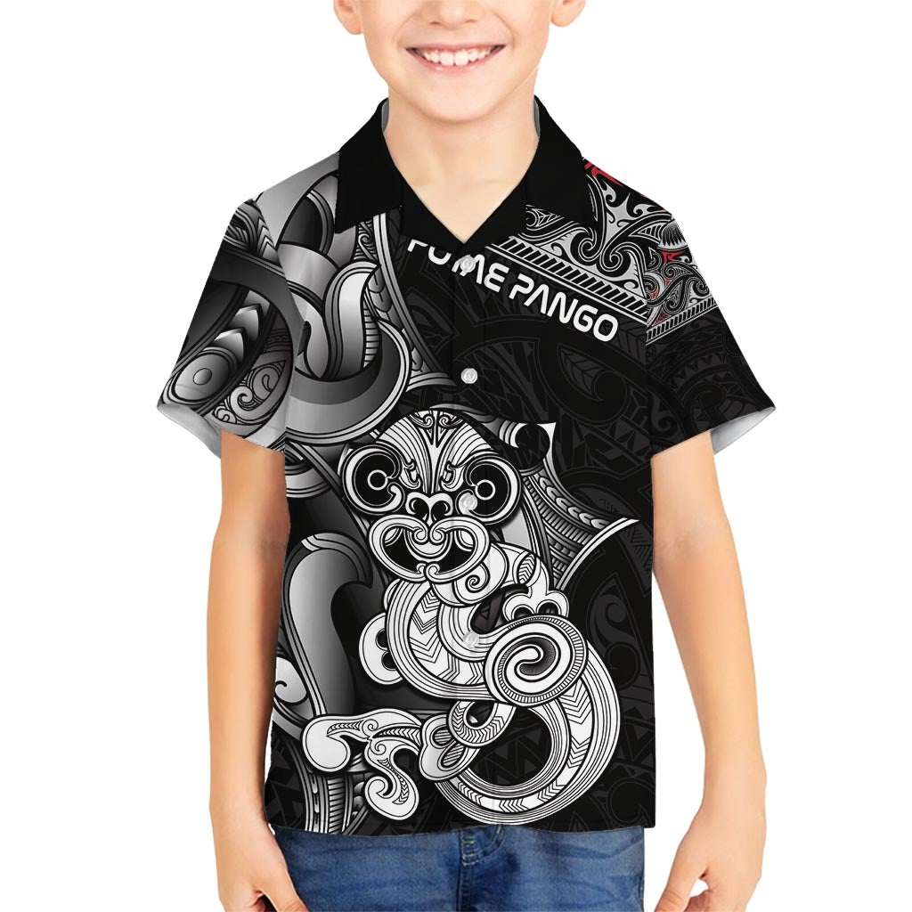 Personalised New Zealand Potae Pango Cricket Family Matching Tank Maxi Dress and Hawaiian Shirt Special Maori Hei Tiki Tribal Tattoo