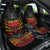 Custom Papua New Guinea Cricket Car Seat Cover PNG Emblem Mix Polyneisan Pattern