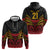 Custom Papua New Guinea Cricket Hoodie PNG Emblem Mix Polyneisan Pattern