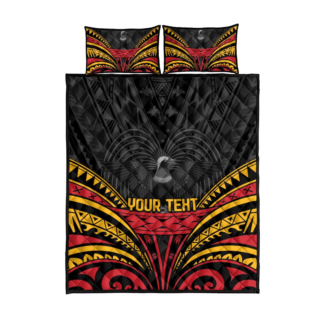 Custom Papua New Guinea Cricket Quilt Bed Set PNG Emblem Mix Polyneisan Pattern LT9 - Polynesian Pride