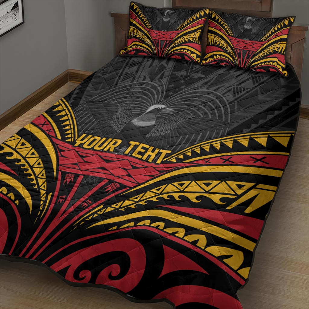 Custom Papua New Guinea Cricket Quilt Bed Set PNG Emblem Mix Polyneisan Pattern LT9 - Polynesian Pride