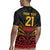 Custom Papua New Guinea Cricket Rugby Jersey PNG Emblem Mix Polyneisan Pattern