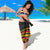 Custom Papua New Guinea Cricket Sarong PNG Emblem Mix Polyneisan Pattern