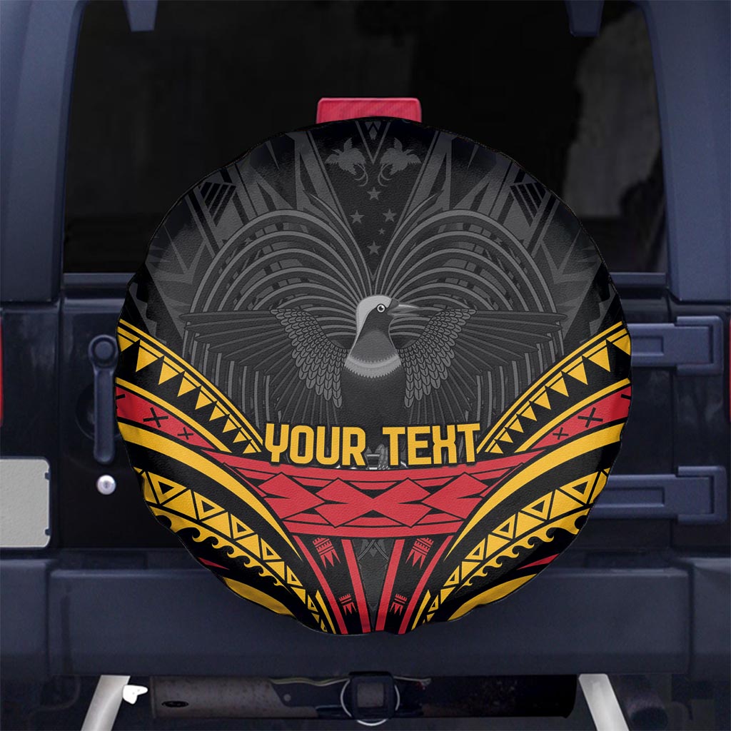 Custom Papua New Guinea Cricket Spare Tire Cover PNG Emblem Mix Polyneisan Pattern LT9 - Polynesian Pride