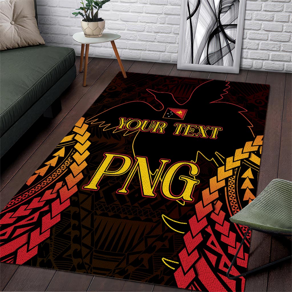 Custom Papua New Guinea Cricket Area Rug Go Barramundis