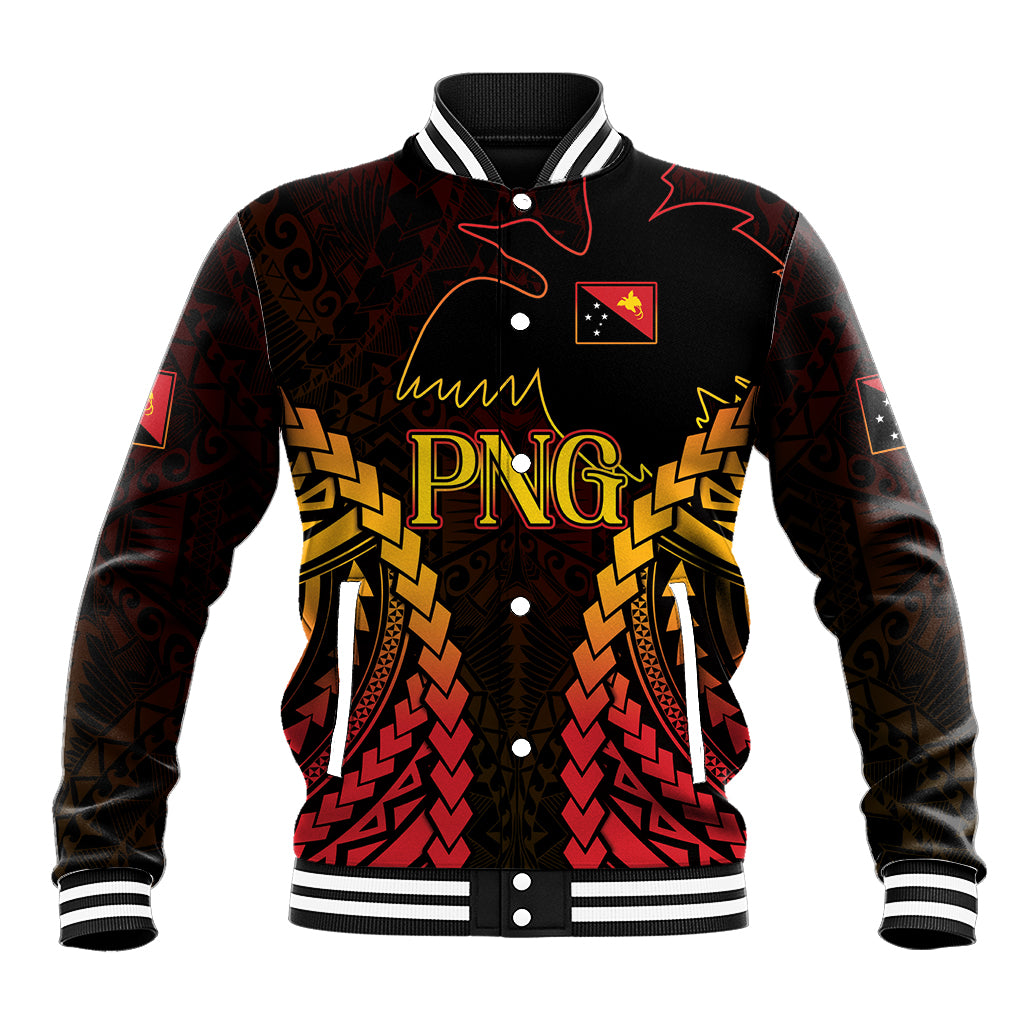 Custom Papua New Guinea Cricket Baseball Jacket Go Barramundis LT9 Unisex Black - Polynesian Pride