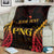 Custom Papua New Guinea Cricket Blanket Go Barramundis