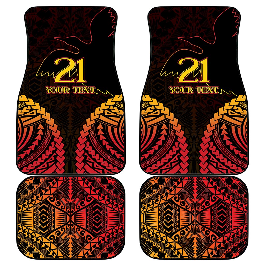 Custom Papua New Guinea Cricket Car Mats Go Barramundis LT9 - Polynesian Pride