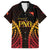 Custom Papua New Guinea Cricket Family Matching Off The Shoulder Long Sleeve Dress and Hawaiian Shirt Go Barramundis