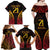 Custom Papua New Guinea Cricket Family Matching Off Shoulder Maxi Dress and Hawaiian Shirt Go Barramundis