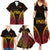 Custom Papua New Guinea Cricket Family Matching Summer Maxi Dress and Hawaiian Shirt Go Barramundis