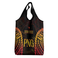 Custom Papua New Guinea Cricket Grocery Bag Go Barramundis LT9 - Polynesian Pride