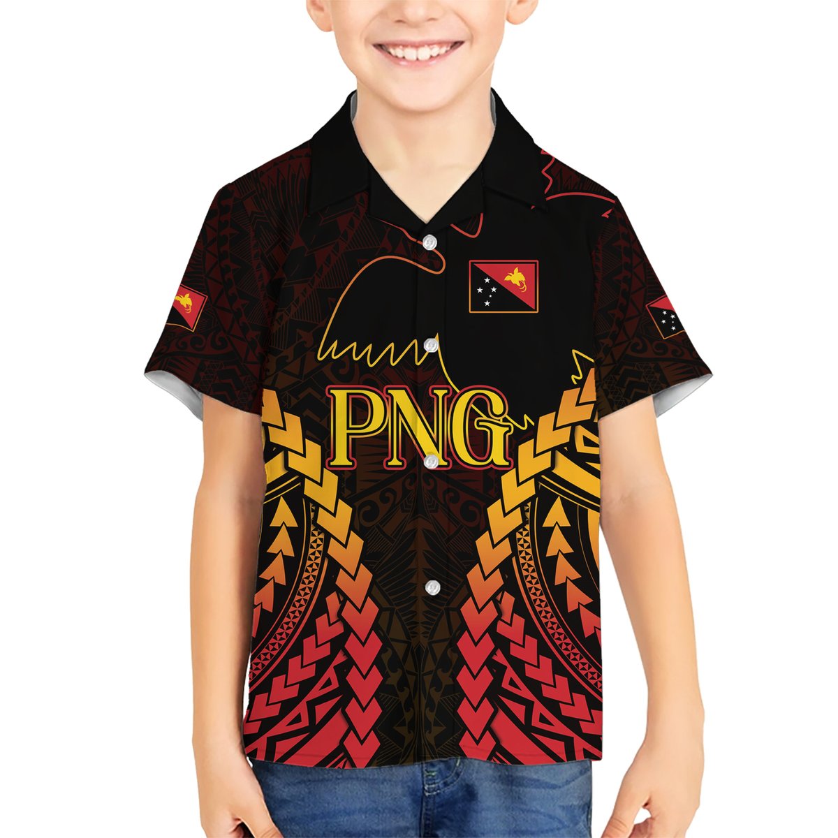 Custom Papua New Guinea Cricket Hawaiian Shirt Go Barramundis LT9 - Polynesian Pride