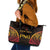 Custom Papua New Guinea Cricket Leather Tote Bag Go Barramundis