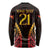 Custom Papua New Guinea Cricket Long Sleeve Shirt Go Barramundis