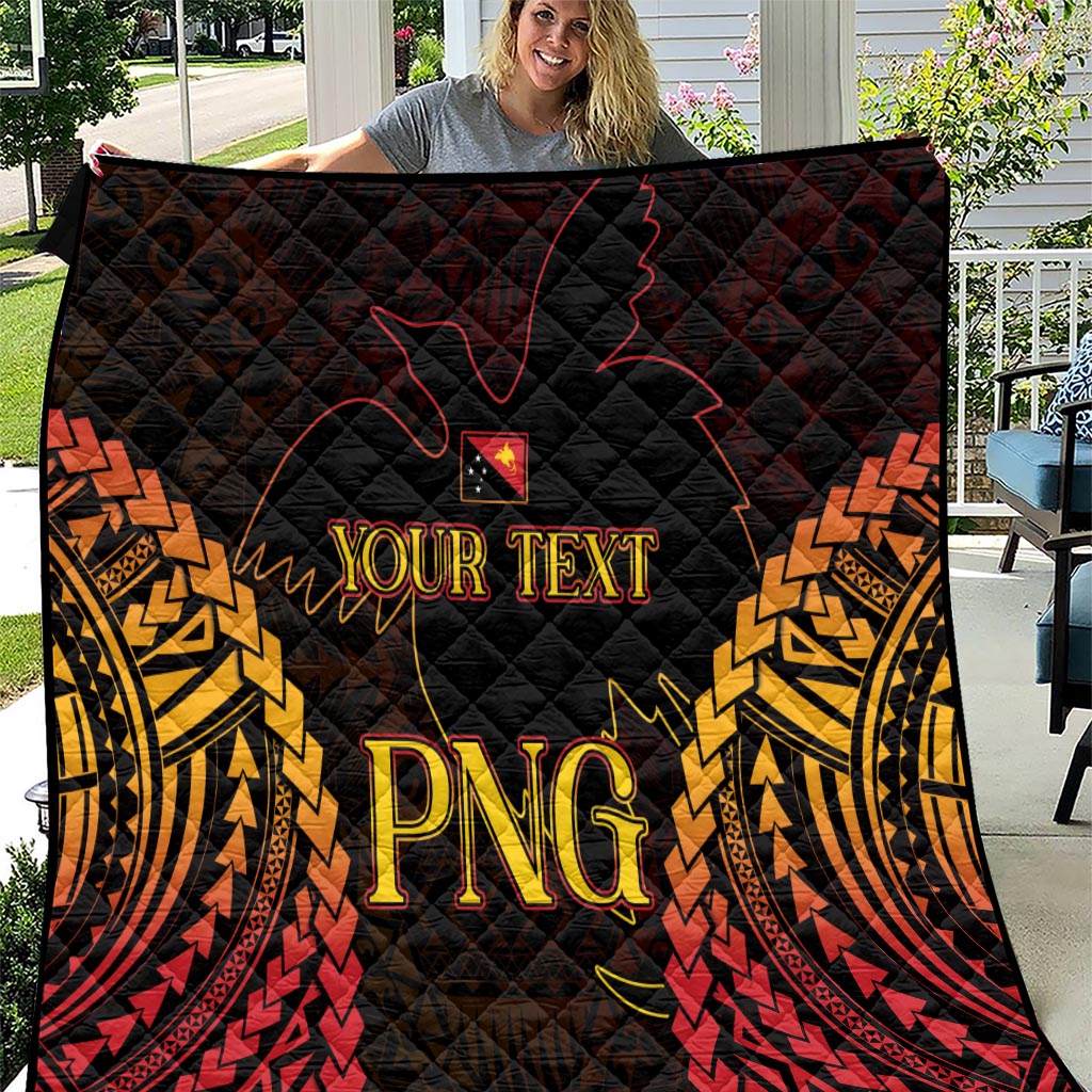 Custom Papua New Guinea Cricket Quilt Go Barramundis