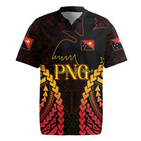 Custom Papua New Guinea Cricket Rugby Jersey Go Barramundis LT9 Black - Polynesian Pride