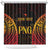 Custom Papua New Guinea Cricket Shower Curtain Go Barramundis