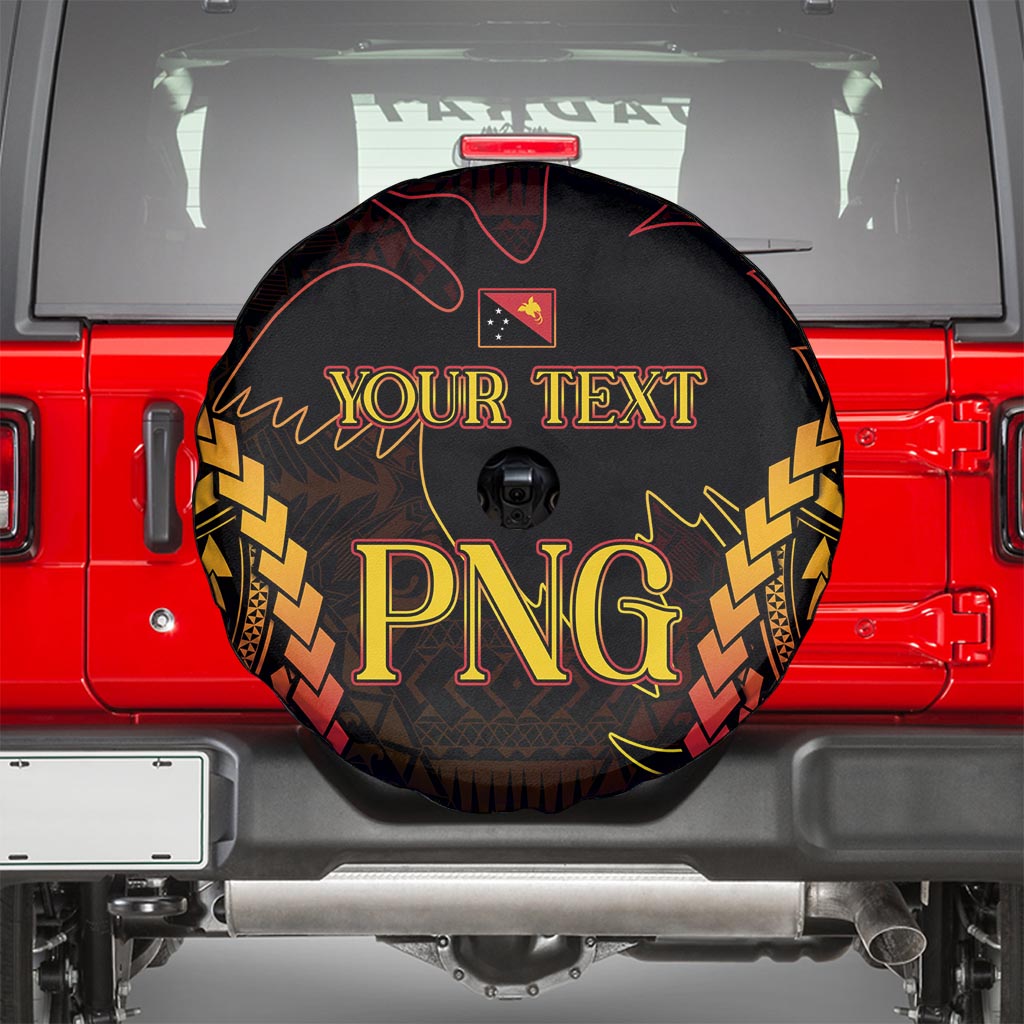 Custom Papua New Guinea Cricket Spare Tire Cover Go Barramundis LT9 - Polynesian Pride