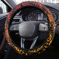 Papua New Guinea Cricket Steering Wheel Cover Go Barramundis LT9 - Polynesian Pride
