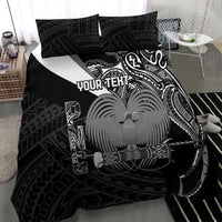 Custom Papua New Guinea Cricket Bedding Set Tribal Bird of Paradise Tattoo LT9 - Polynesian Pride