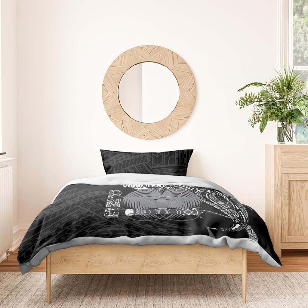 Custom Papua New Guinea Cricket Bedding Set Tribal Bird of Paradise Tattoo LT9 - Polynesian Pride