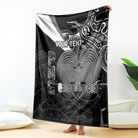 Custom Papua New Guinea Cricket Blanket Tribal Bird of Paradise Tattoo LT9 - Polynesian Pride