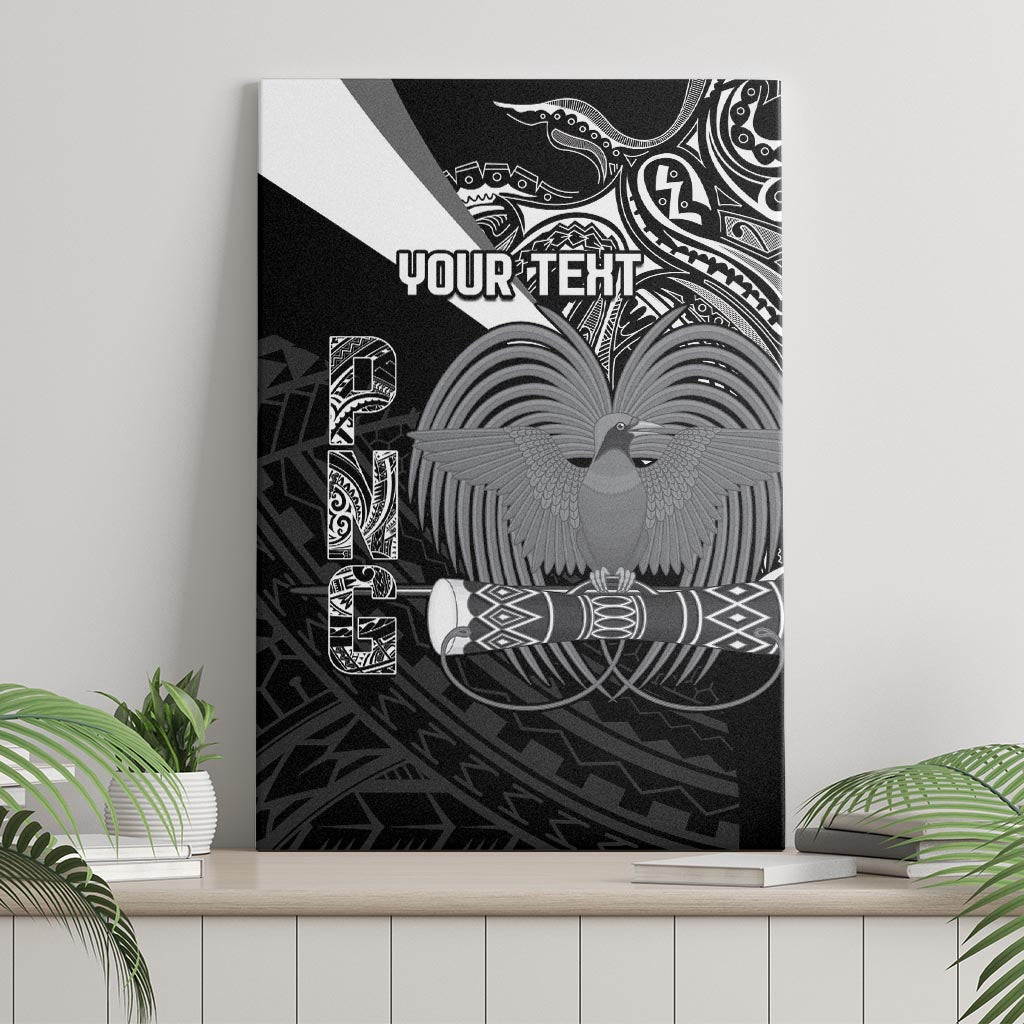 Custom Papua New Guinea Cricket Canvas Wall Art Tribal Bird of Paradise Tattoo LT9 - Polynesian Pride