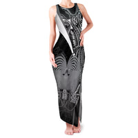 Custom Papua New Guinea Cricket Family Matching Tank Maxi Dress and Hawaiian Shirt Tribal Bird of Paradise Tattoo