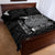 Custom Papua New Guinea Cricket Quilt Bed Set Tribal Bird of Paradise Tattoo