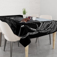 Custom Papua New Guinea Cricket Tablecloth Tribal Bird of Paradise Tattoo LT9 - Polynesian Pride