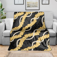 Aloha Melemele Hibiscus Pikake Lei Blanket Hawaiian Quilt Pattern