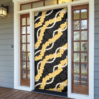 Aloha Melemele Hibiscus Pikake Lei Door Cover Hawaiian Quilt Pattern