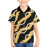 Aloha Melemele Hibiscus Pikake Lei Family Matching Long Sleeve Bodycon Dress and Hawaiian Shirt Hawaiian Quilt Pattern