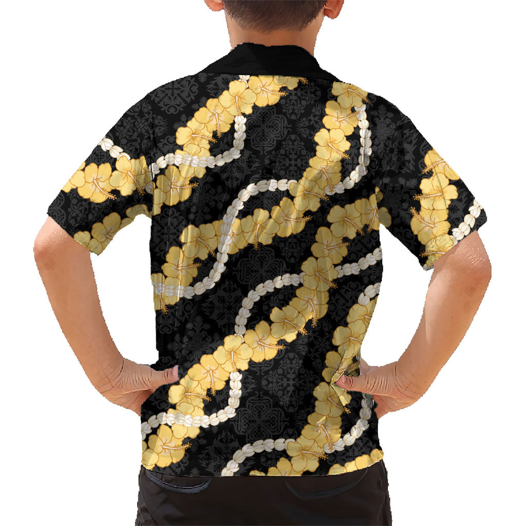 Aloha Melemele Hibiscus Pikake Lei Family Matching Off Shoulder Maxi Dress and Hawaiian Shirt Hawaiian Quilt Pattern
