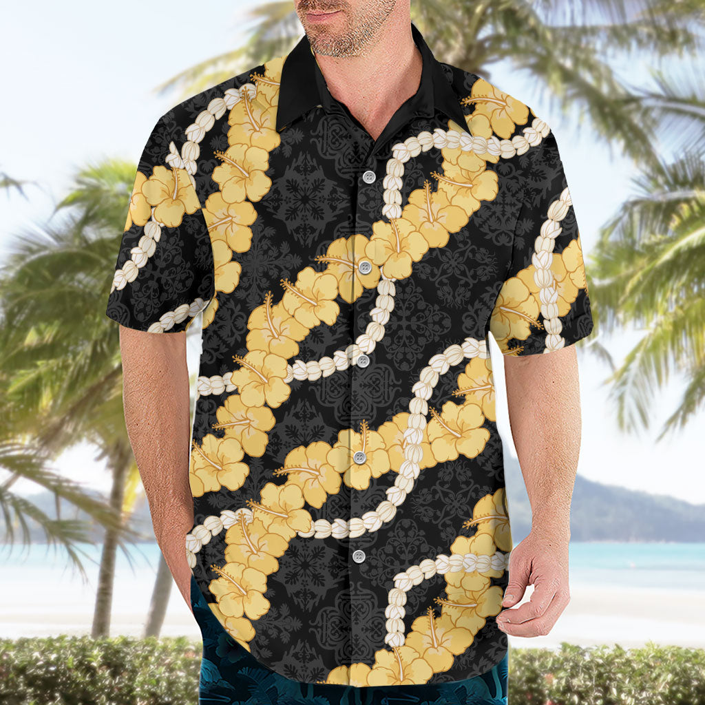 Aloha Melemele Hibiscus Pikake Lei Hawaiian Shirt Hawaiian Quilt Pattern LT9 - Polynesian Pride